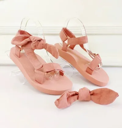 Sandalias para dama color rosa