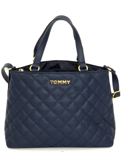 Bolso de hombro Tommy Hilfiger para dama color azul