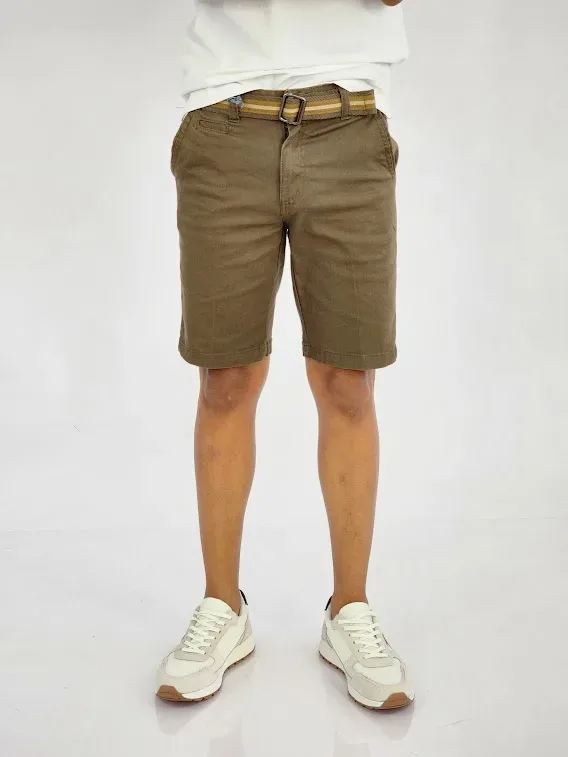 Short Cambridge Polo Club para muchachos color café