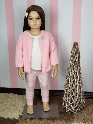 Conjunto Vitamin Kids para niña color rosa y blanco
