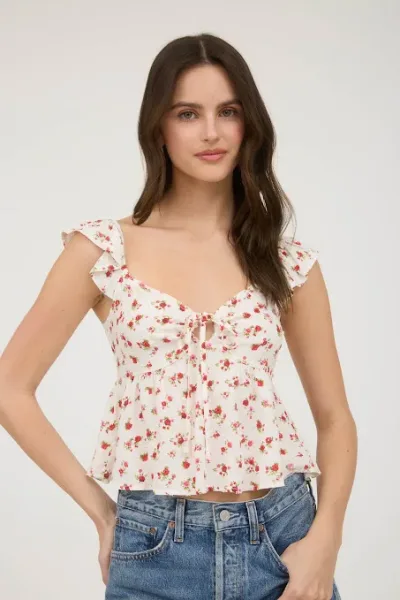 Blusa MINE para dama TB8883 #COLOR BLANCO