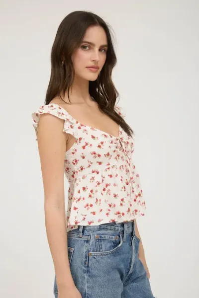 Blusa MINE para dama TB8883 #COLOR BLANCO