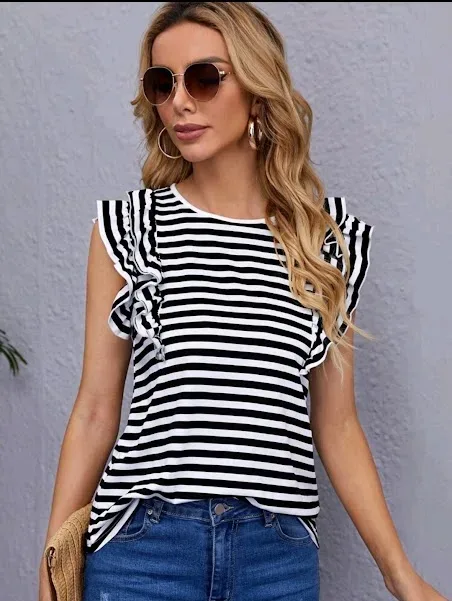 Blusa para dama diseño a rayas