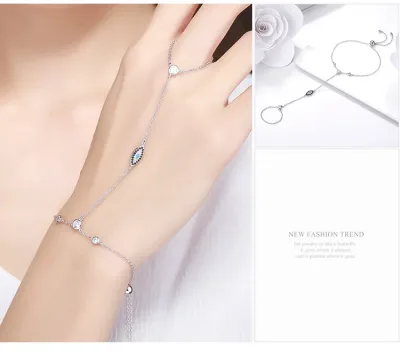 Pulsera plata 925 para dama color plateado