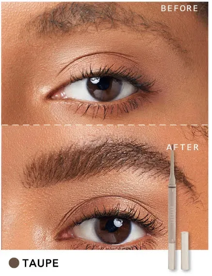 Lapiz de cejas de larga duración 2 en 1, Tono Taupe, Marca SheGlam.