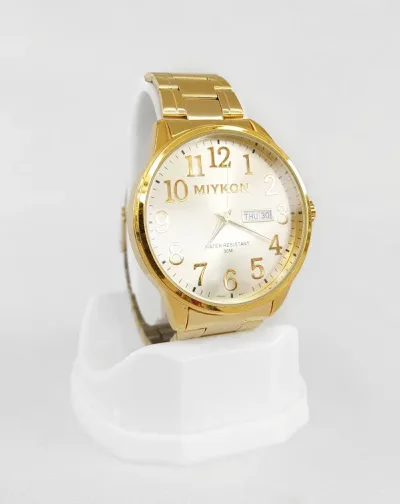 Reloj MIYKON para caballero color dorado