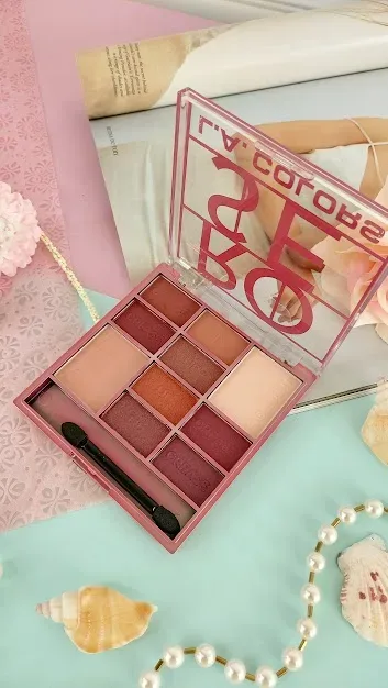 Paleta de sombras para ojos L.A Colors para dama CES136-Rose