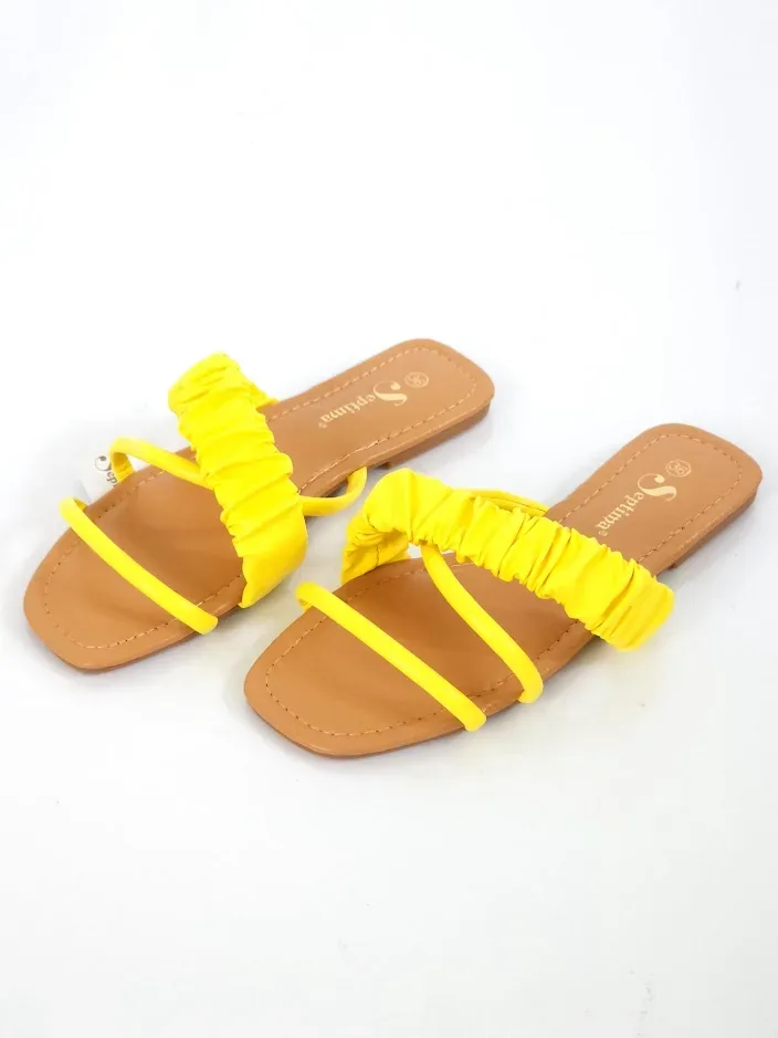 Sandalias Septima para dama color Amarillo KEIRAN-2