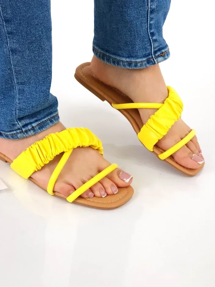 Sandalias Septima para dama color Amarillo KEIRAN-2