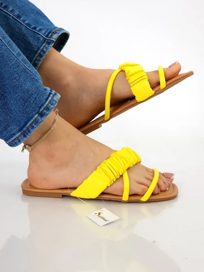 Sandalias Septima para dama color Amarillo KEIRAN-2