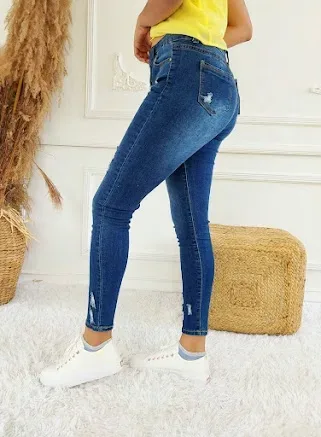 Jeans para dama color azul mezclilla