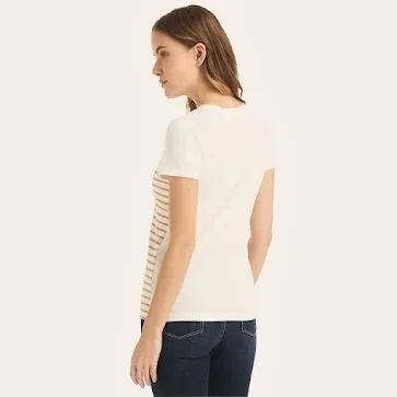 Camiseta Nautica para dama color beige