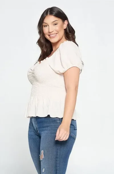 Blusa para dama color beige