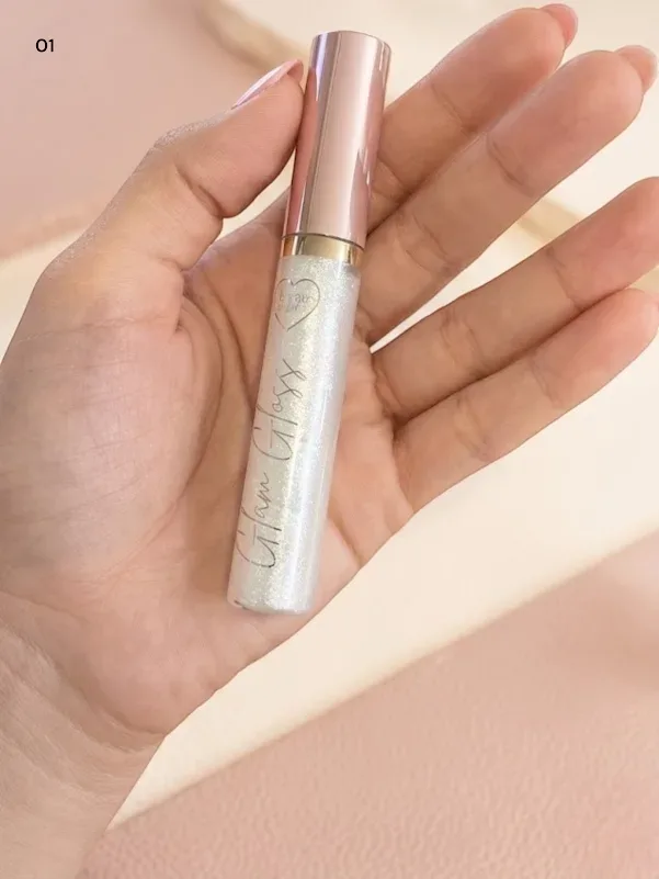 Labial Glam Gloss Beau Visage 01 #COLOR BLANCO