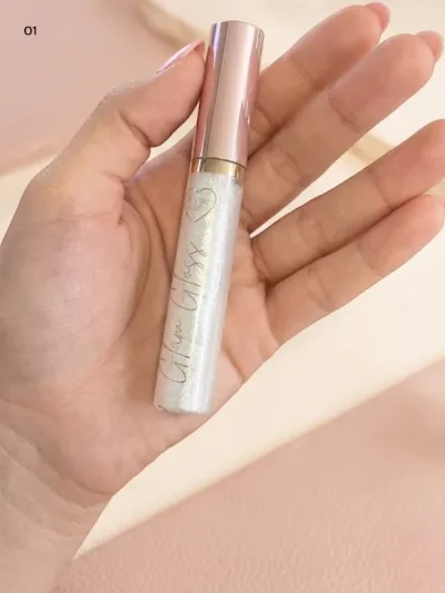 Labial Glam Gloss Beau Visage 01 #COLOR BLANCO