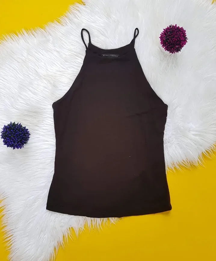 Blusa Final Touch para dama color negro