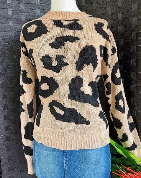 Suéter para dama animal print