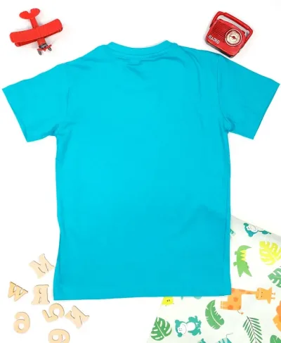 Camiseta Cambrige Polo para niño color turquesa