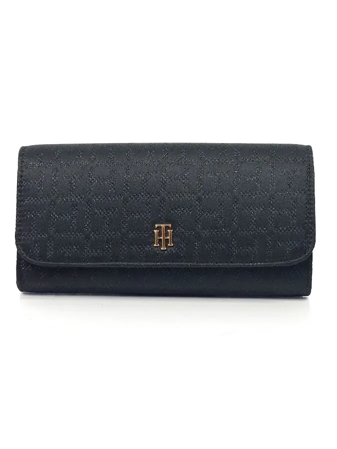 Cartera Tommy Hilfiger para dama color negro