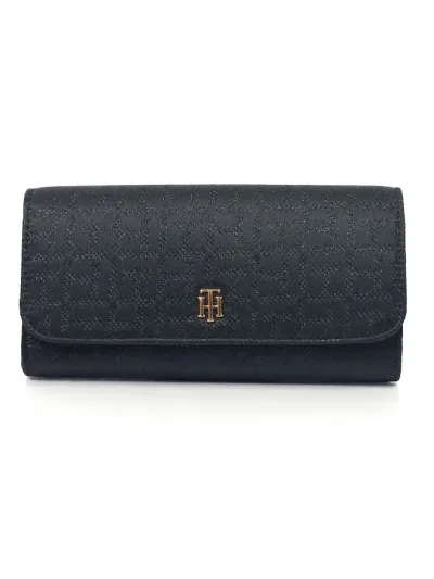 Cartera Tommy Hilfiger para dama color negro