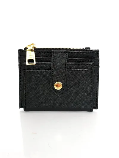Tarjetero Steve Madden para dama color negro