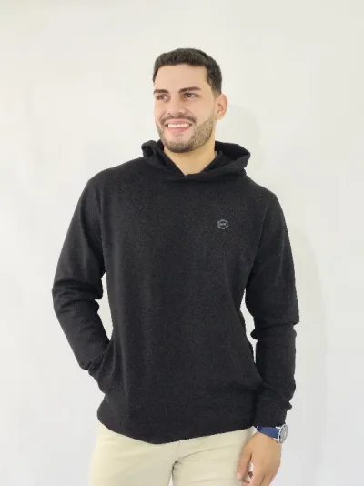 Sudadera Hummer para caballero color negro 101-BK