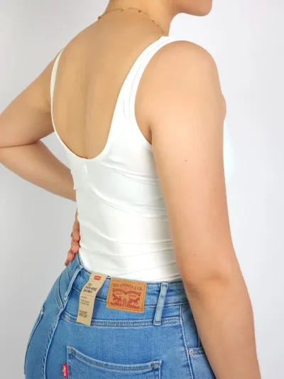 Body para dama color blanco