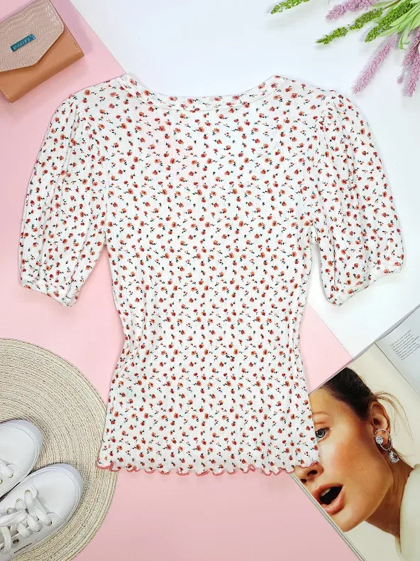 Blusa para dama diseño floral