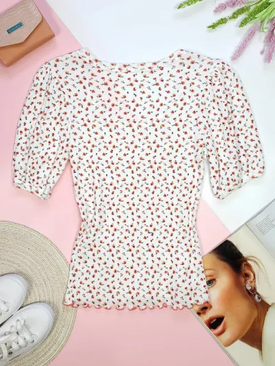 Blusa para dama diseño floral