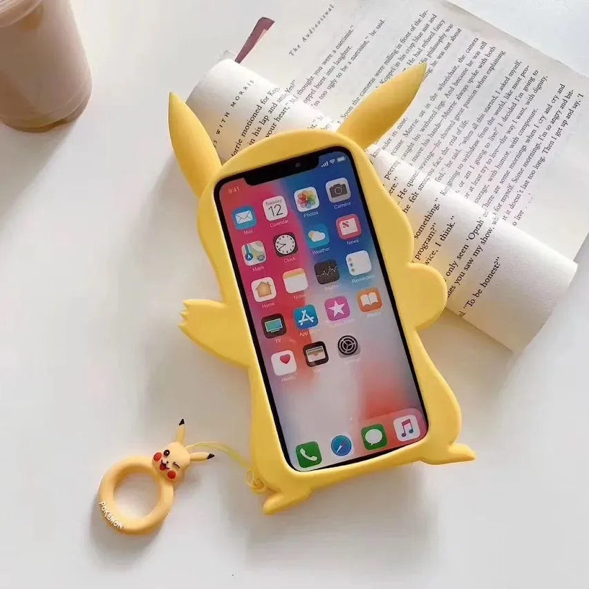 Funda para celular con diseño de Pikachu