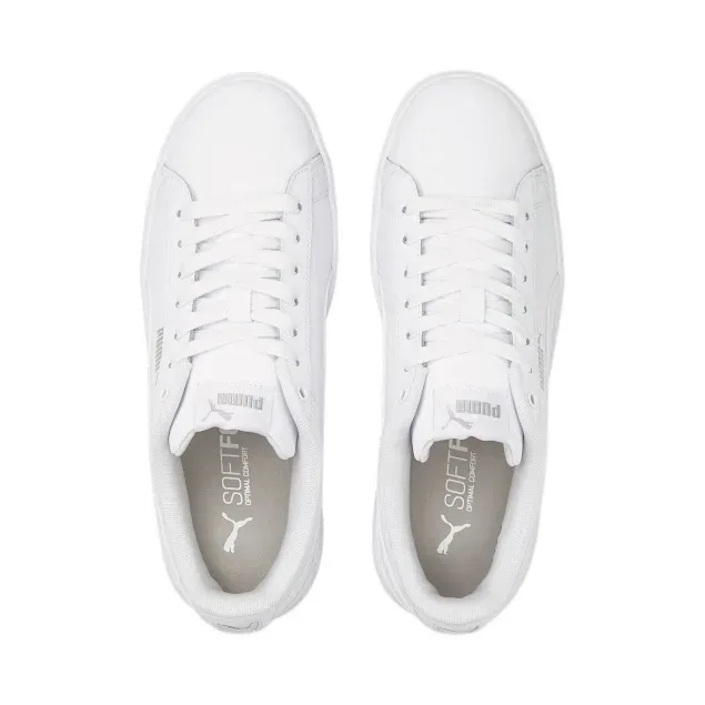 Tenis Puma VIKKY V3 LTHR White Silver para dama
