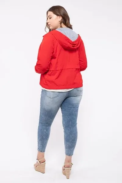 Jacket para dama color rojo