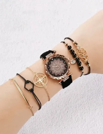 Reloj para dama color oro rosa
