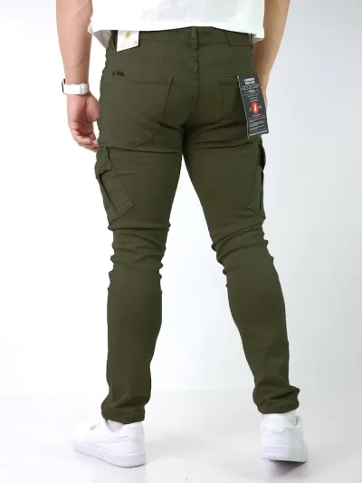 Pantalón Cargo Cambridge Polo Club para caballero color verde musgo