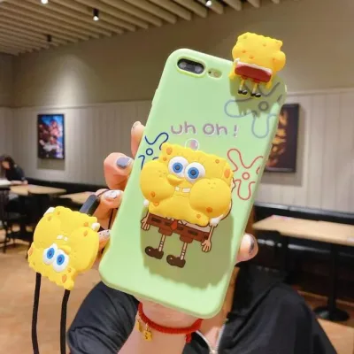 Funda para celular con diseño de Bob Esponja