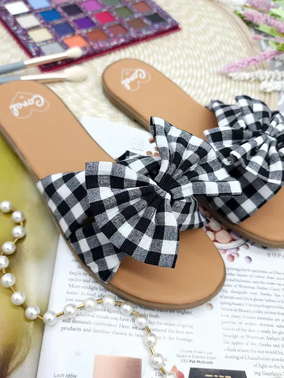 Sandalias Coral para dama Elsa Gingham Te Coral