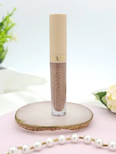 Labial AMUSE liquido matte tono Lace