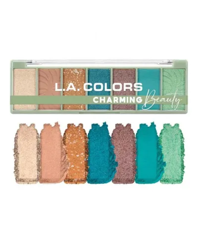 Paleta de sombras para ojos L.A Colors para dama CES-496