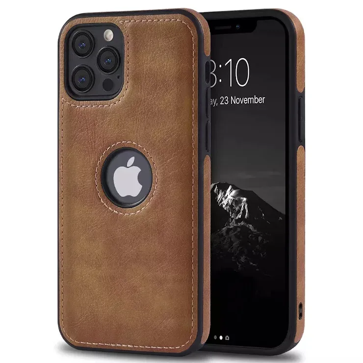 Funda para celular color café