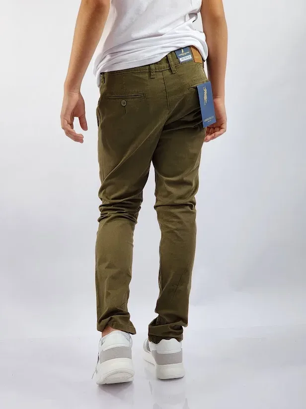 Pantalón Cambridge Polo Club color verde musgo claro
