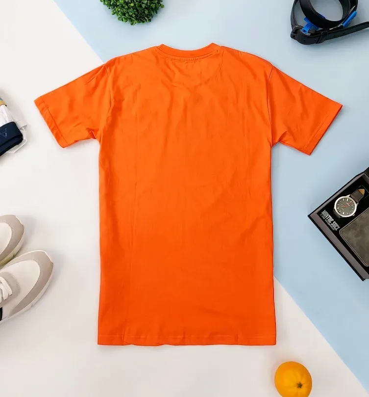 Camiseta Cambrige Polo Club para Caballero color naranja