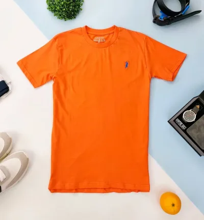 Camiseta Cambrige Polo Club para Caballero color naranja
