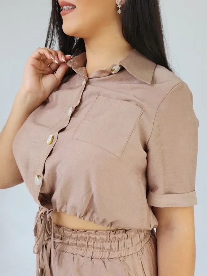 Conjunto color Café para Dama