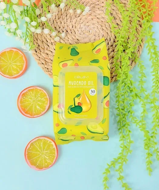 Toallitas limpiadoras desmaquillantes aceite de aguacate Célavi