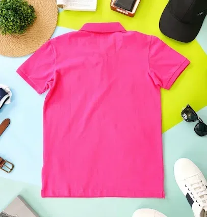 Camiseta Cambridge Polo Club para caballero color fucsia PC-02537