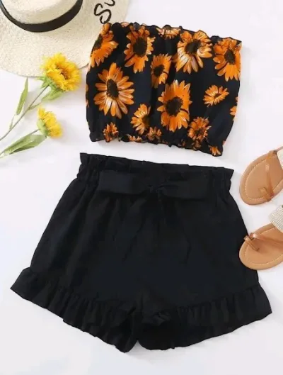 Conjunto para dama multicolor