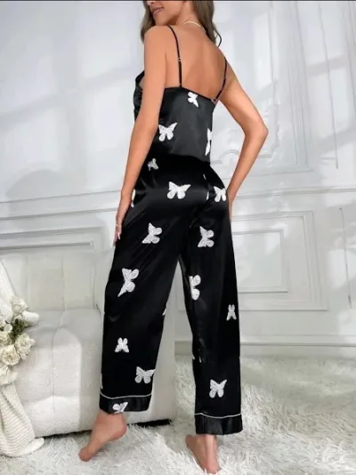Pijama para dama diseño mariposa