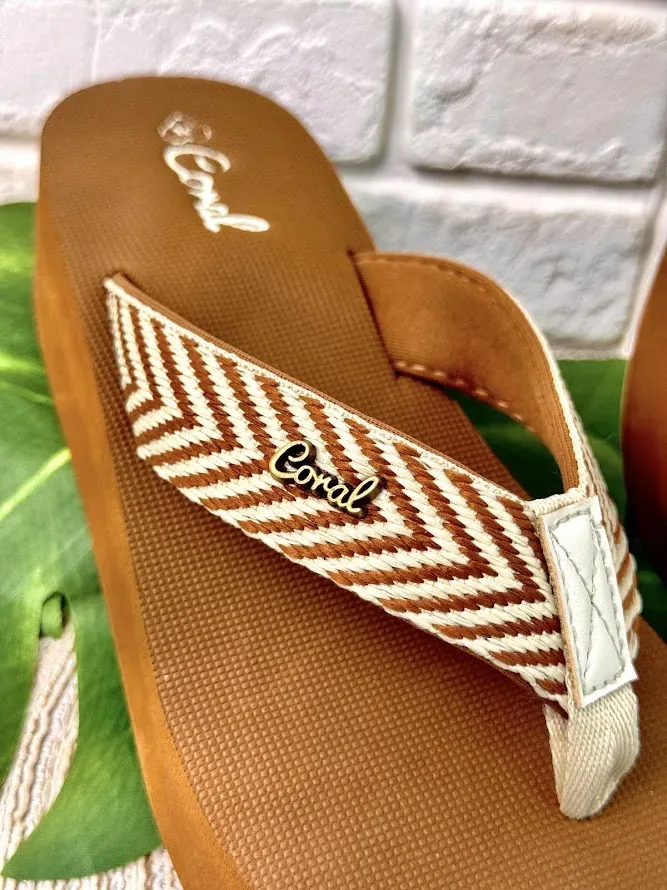Sandalias Coral Marnie Tan para Dama