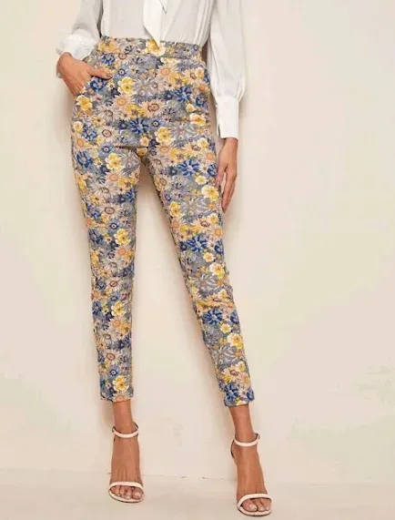 Leggins para dama diseño floral