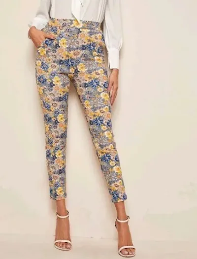 Leggins para dama diseño floral